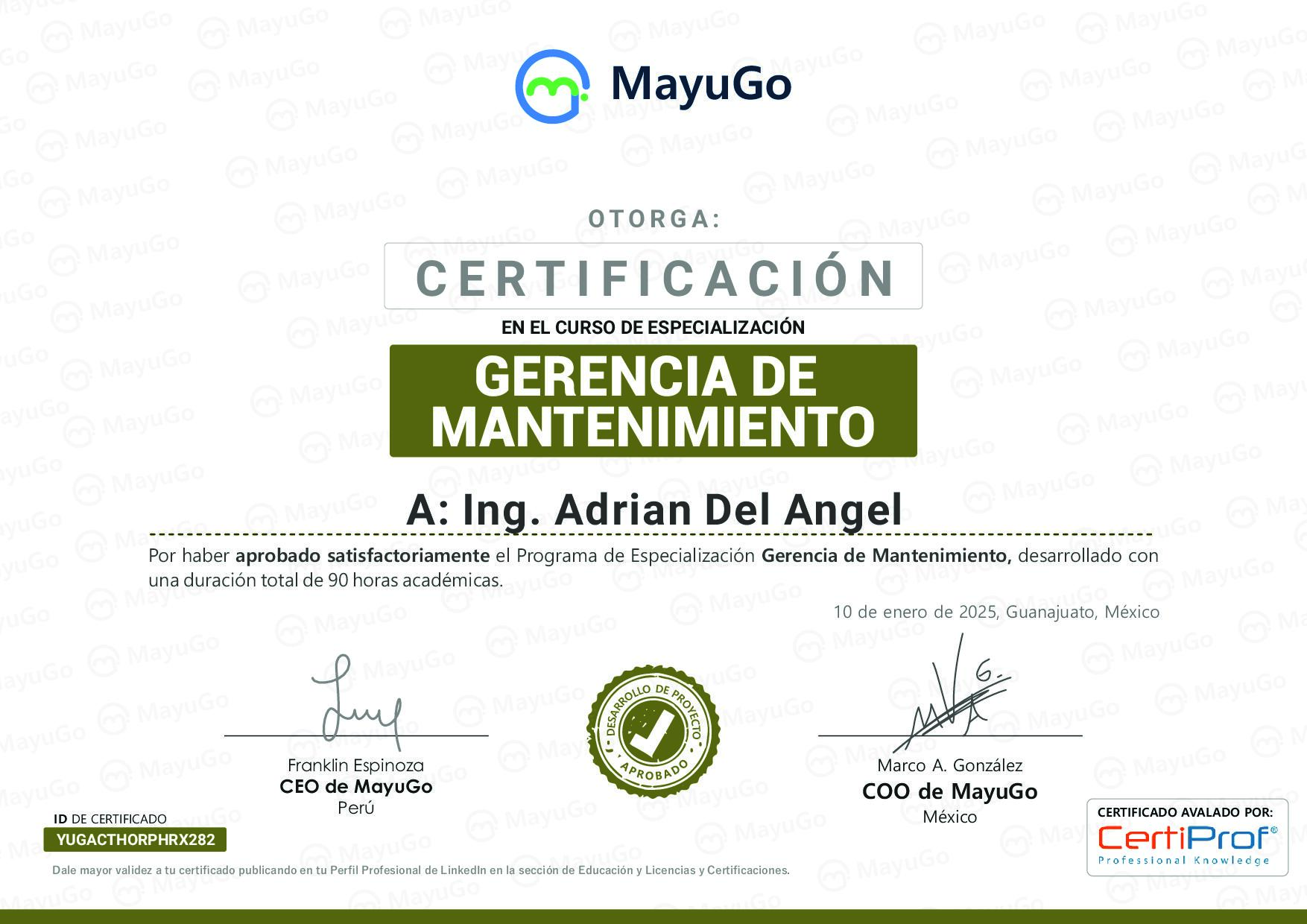 Certificado