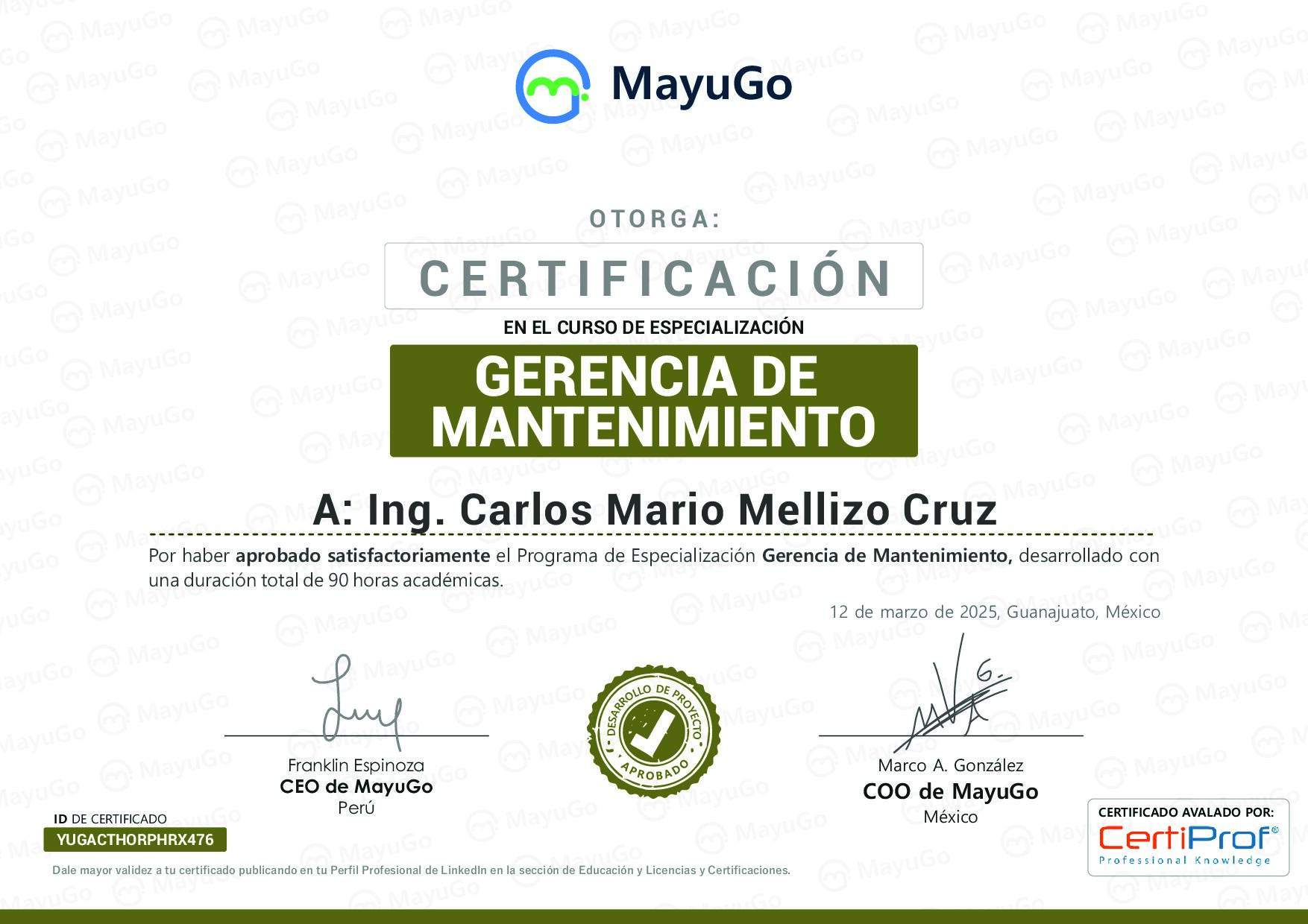 Certificado