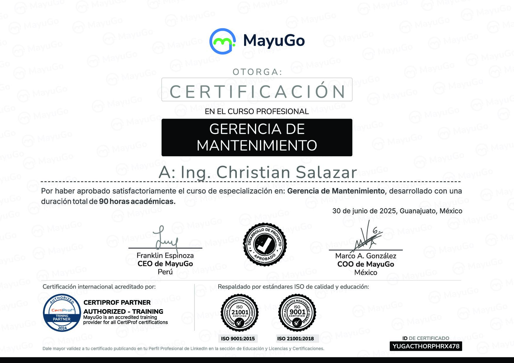 Certificado