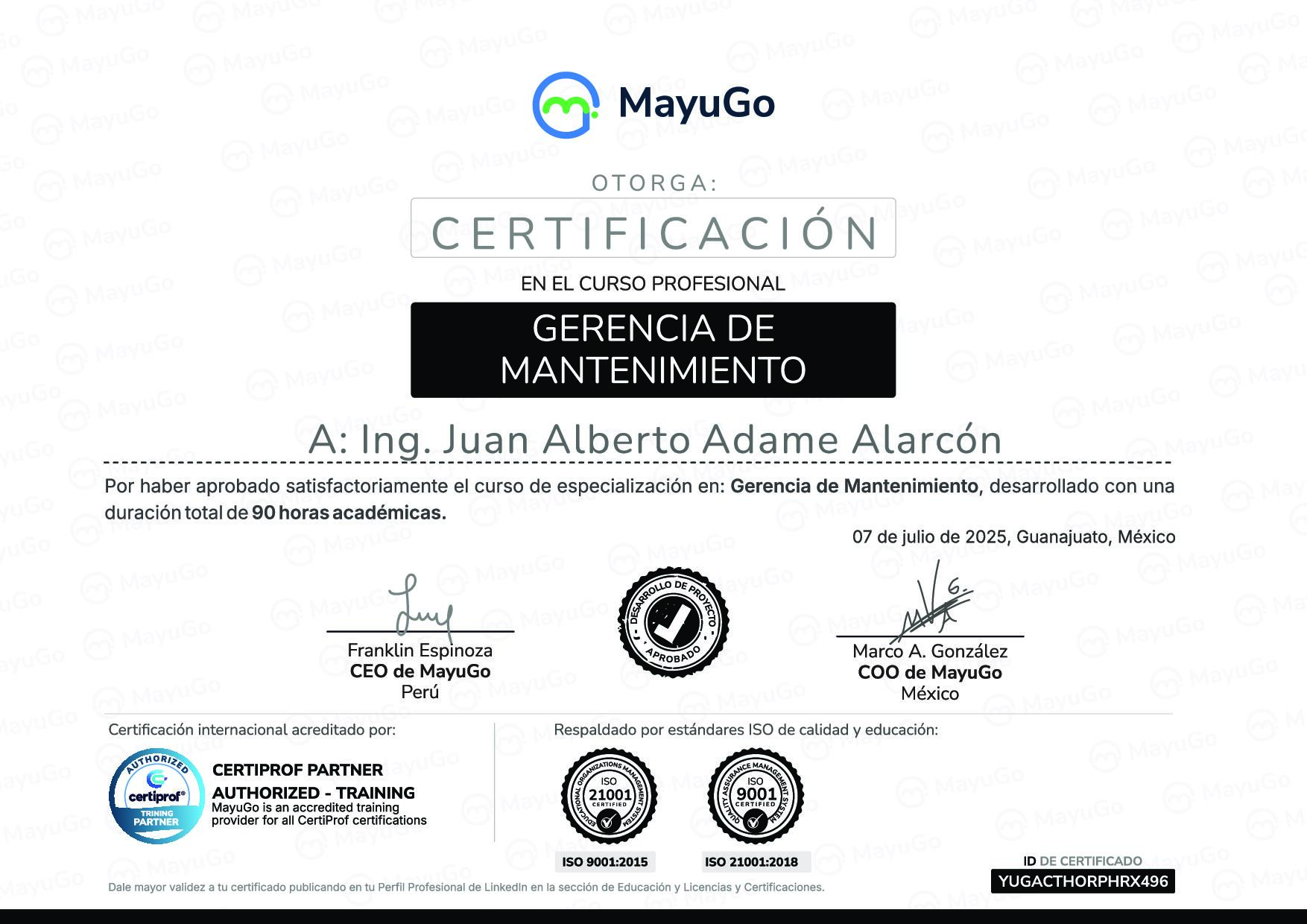 Certificado