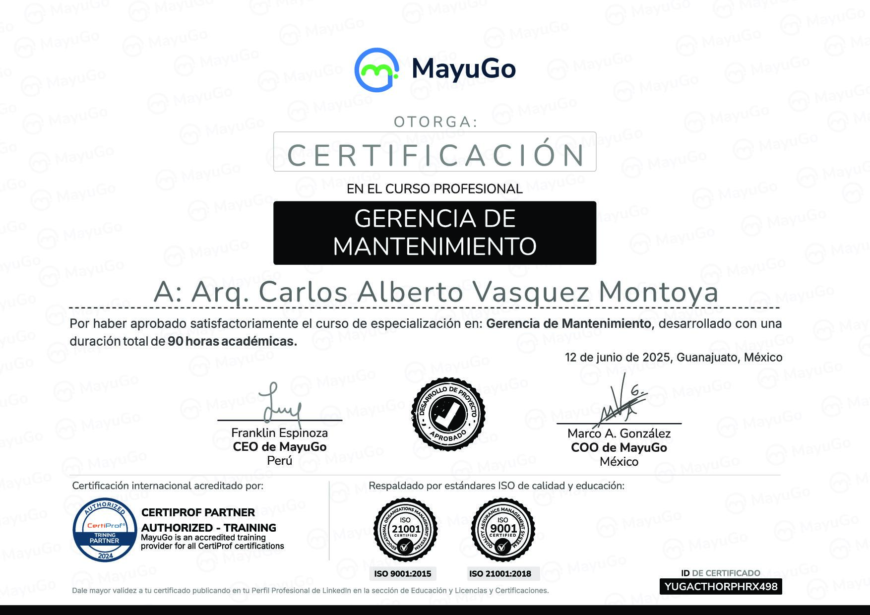 Certificado