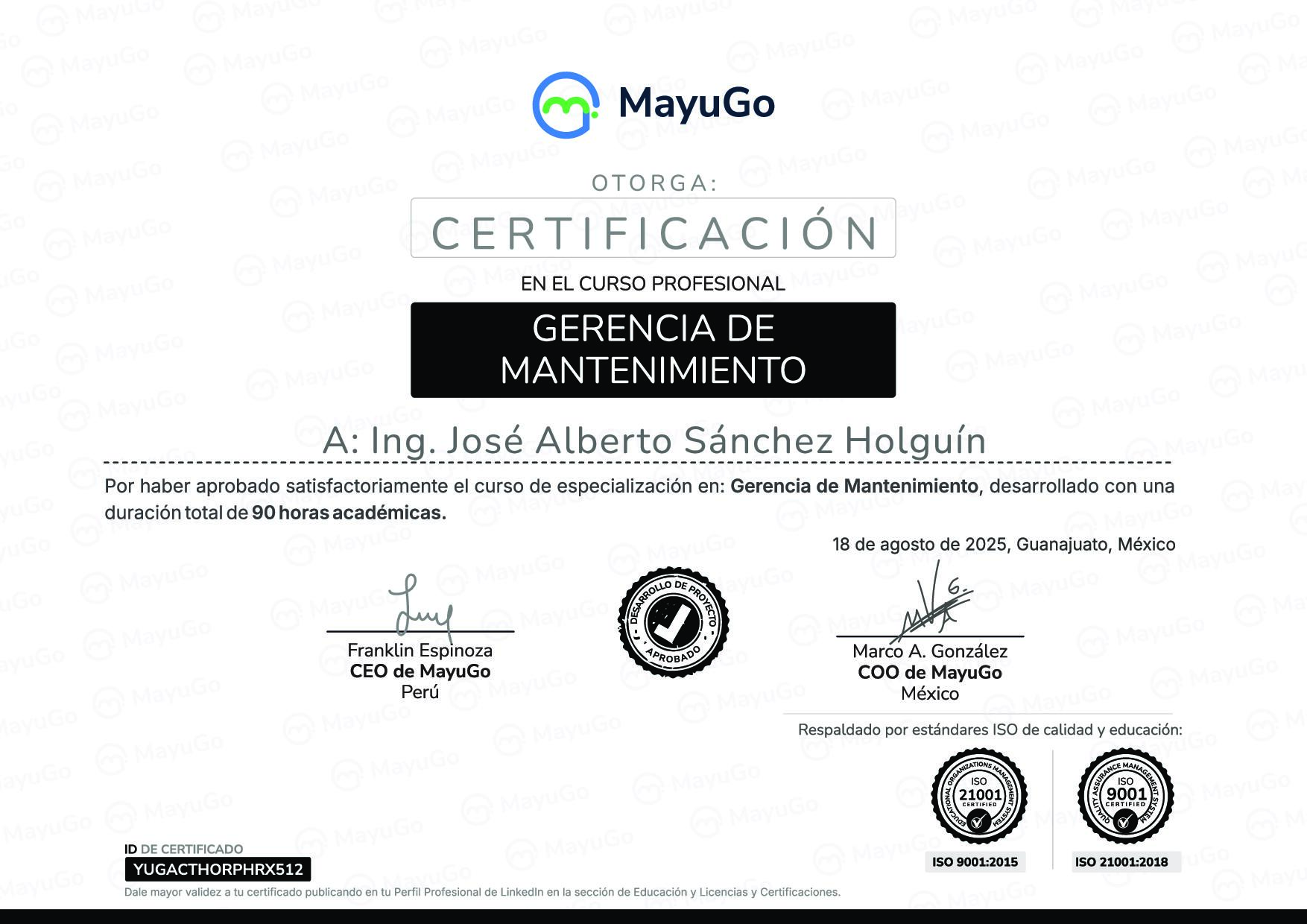 Certificado
