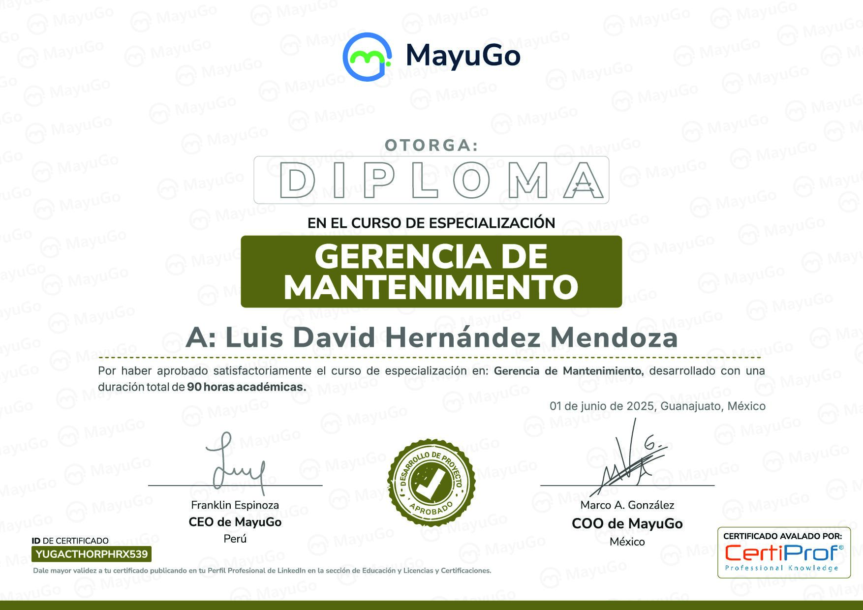 Certificado