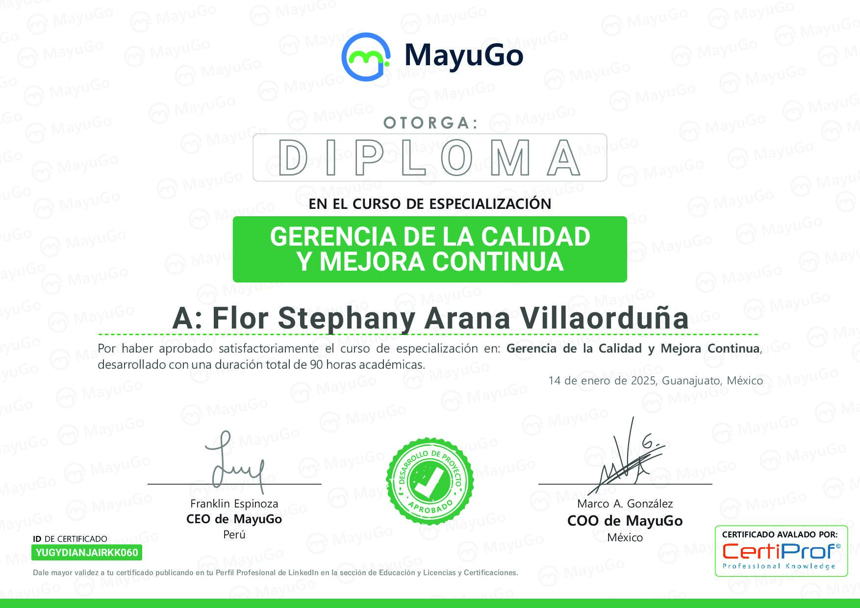 Certificado