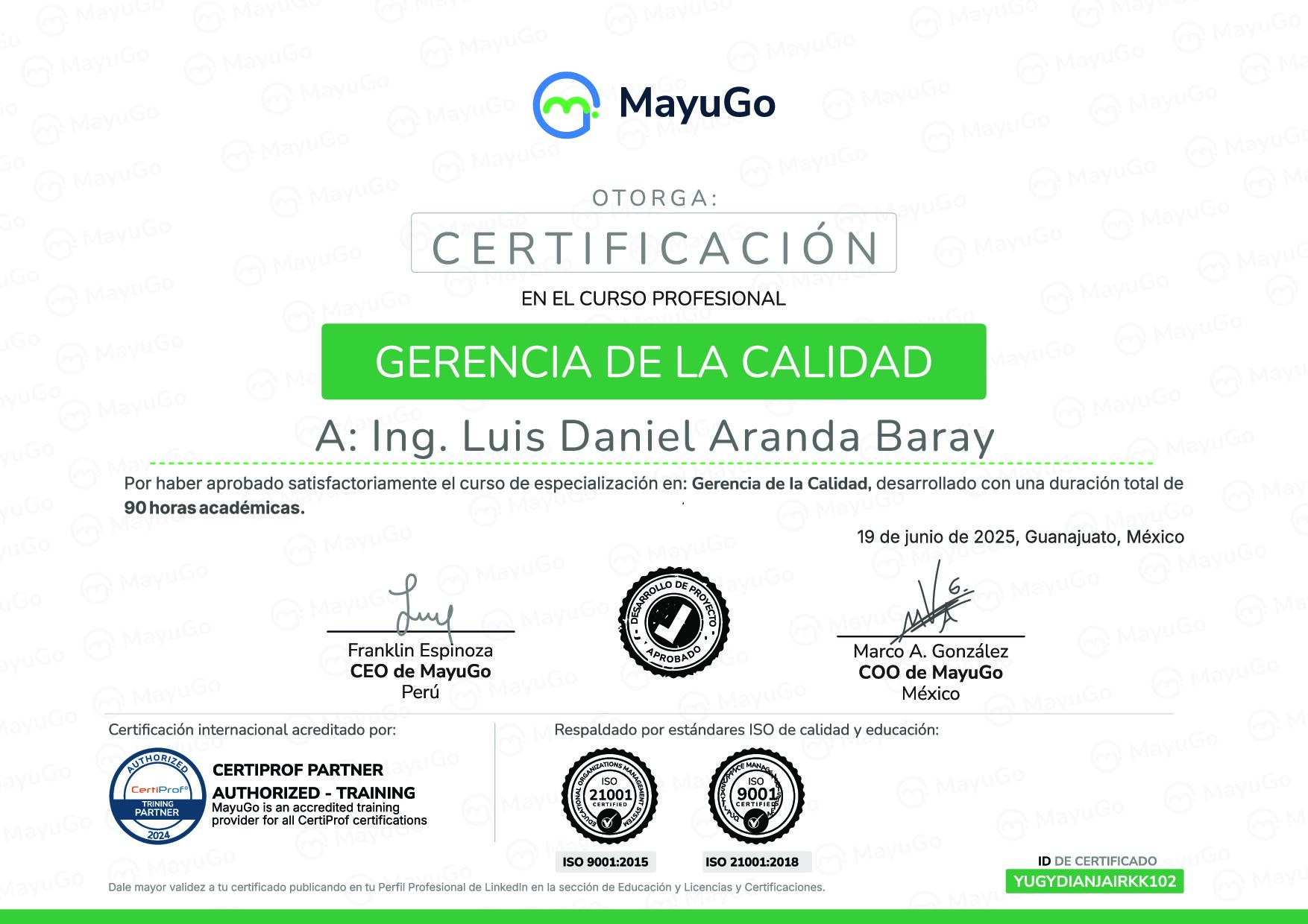 Certificado