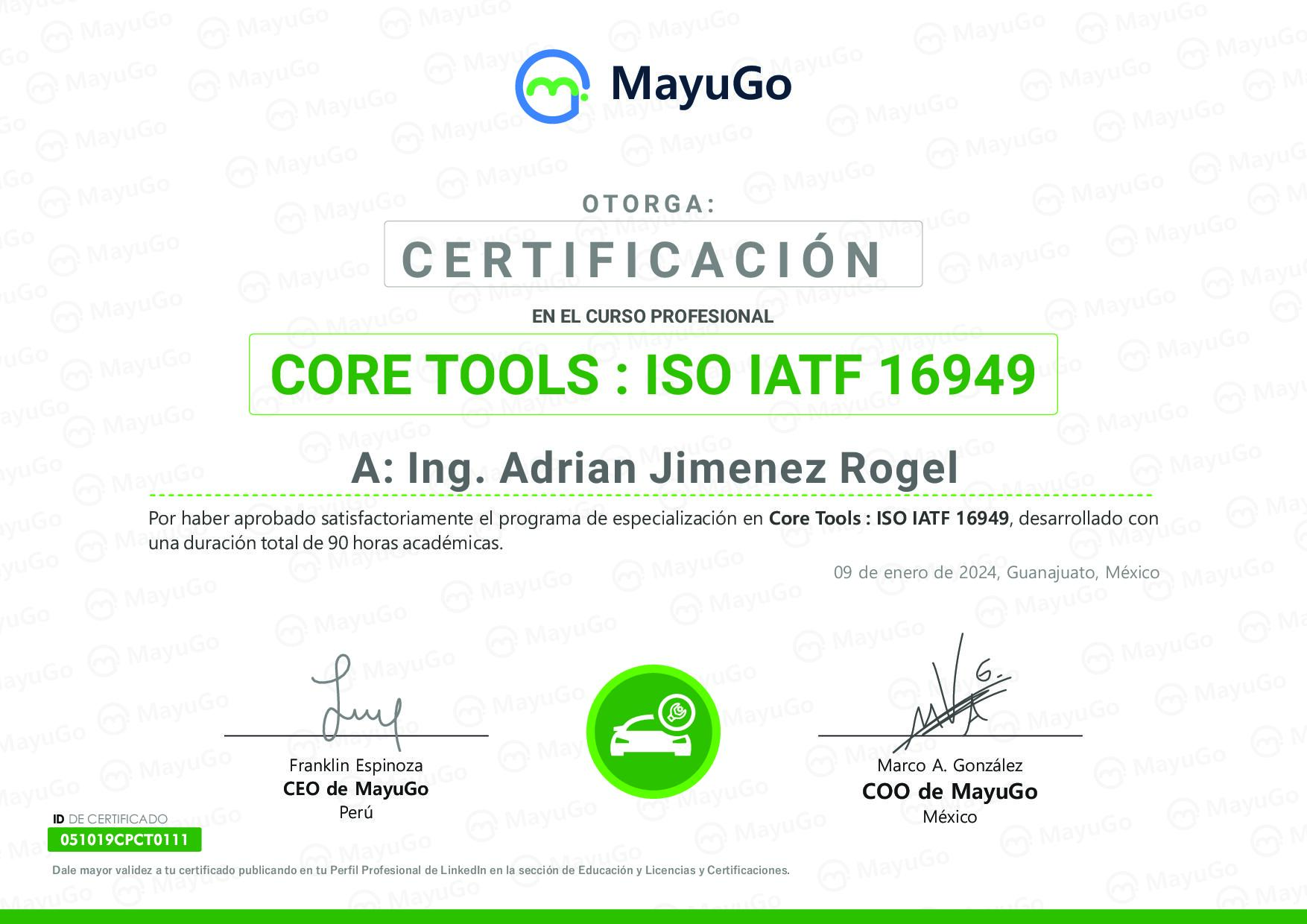 Certificado