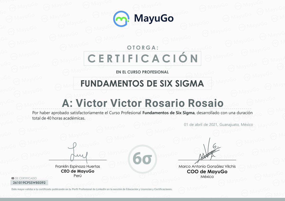 Certificado
