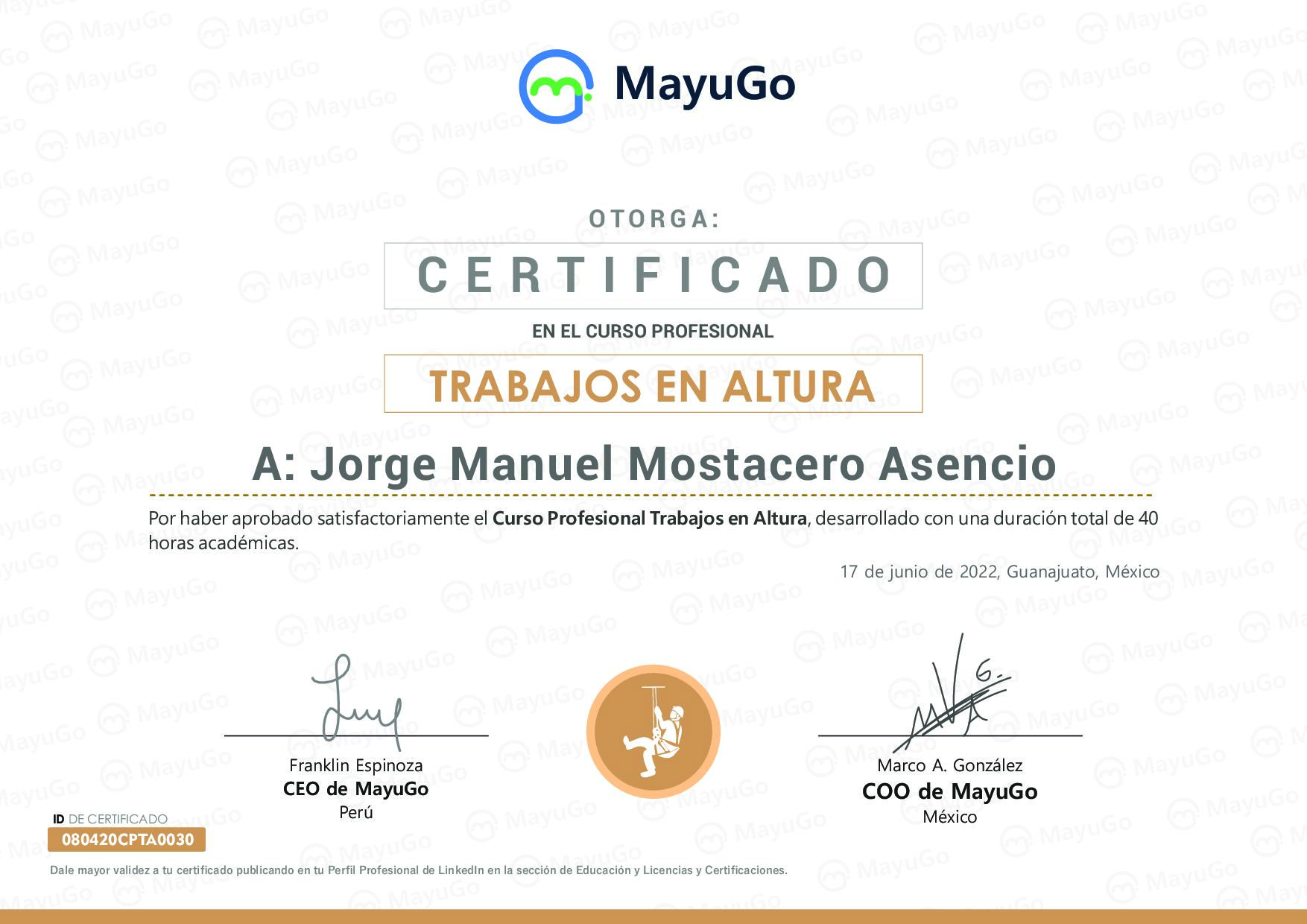Certificado
