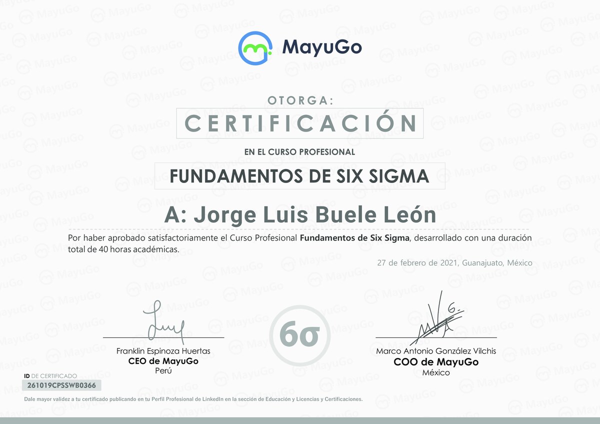 Certificado