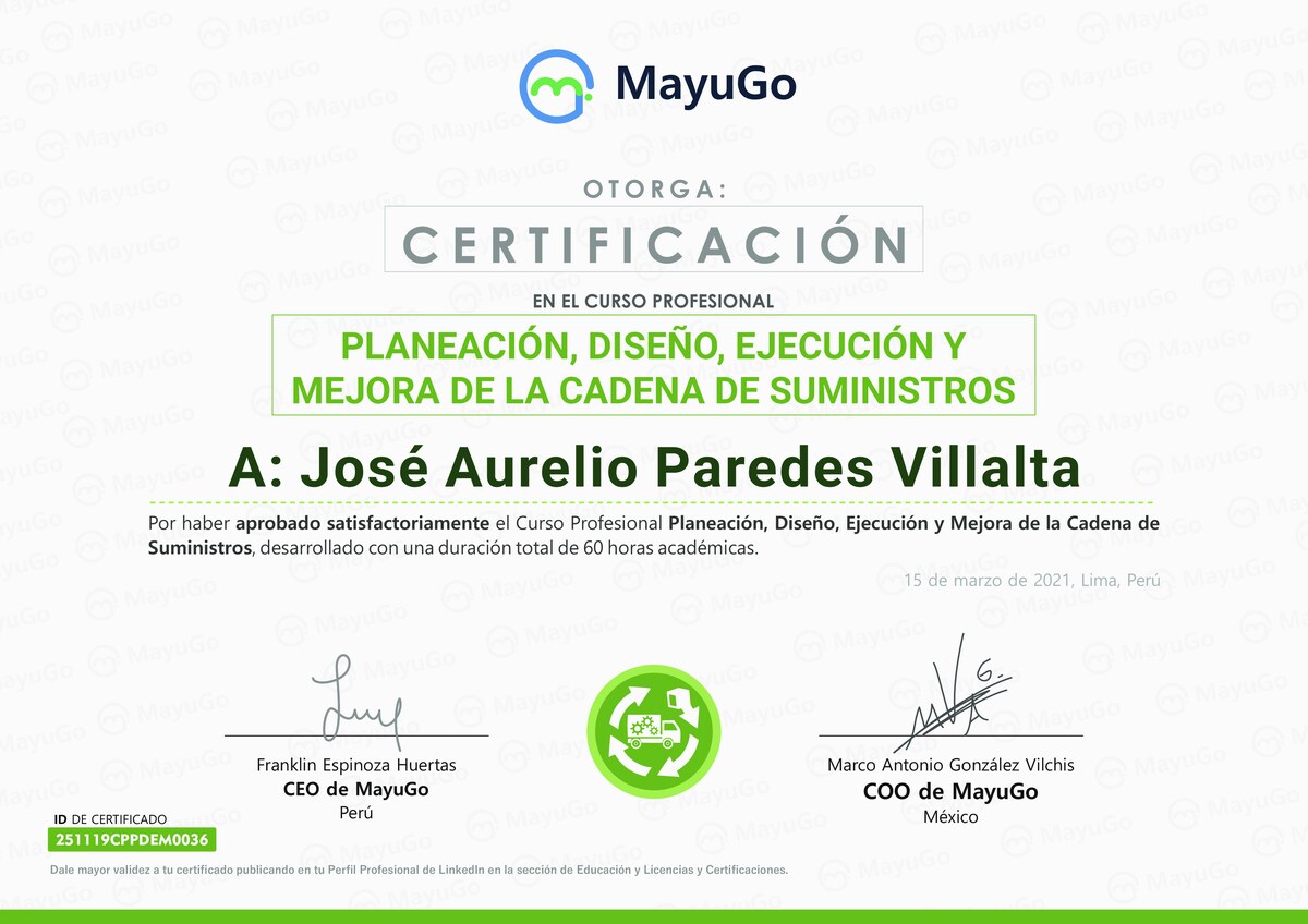 Certificado