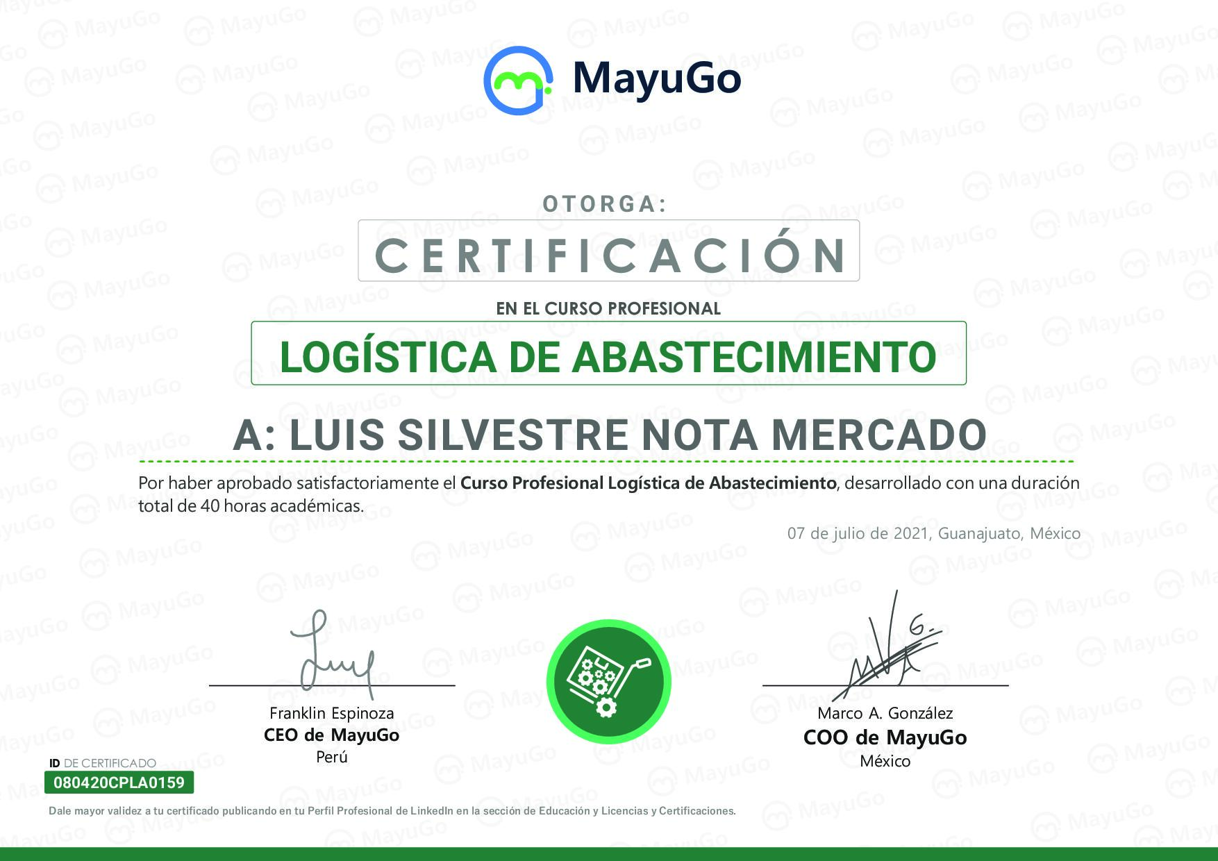 Certificado