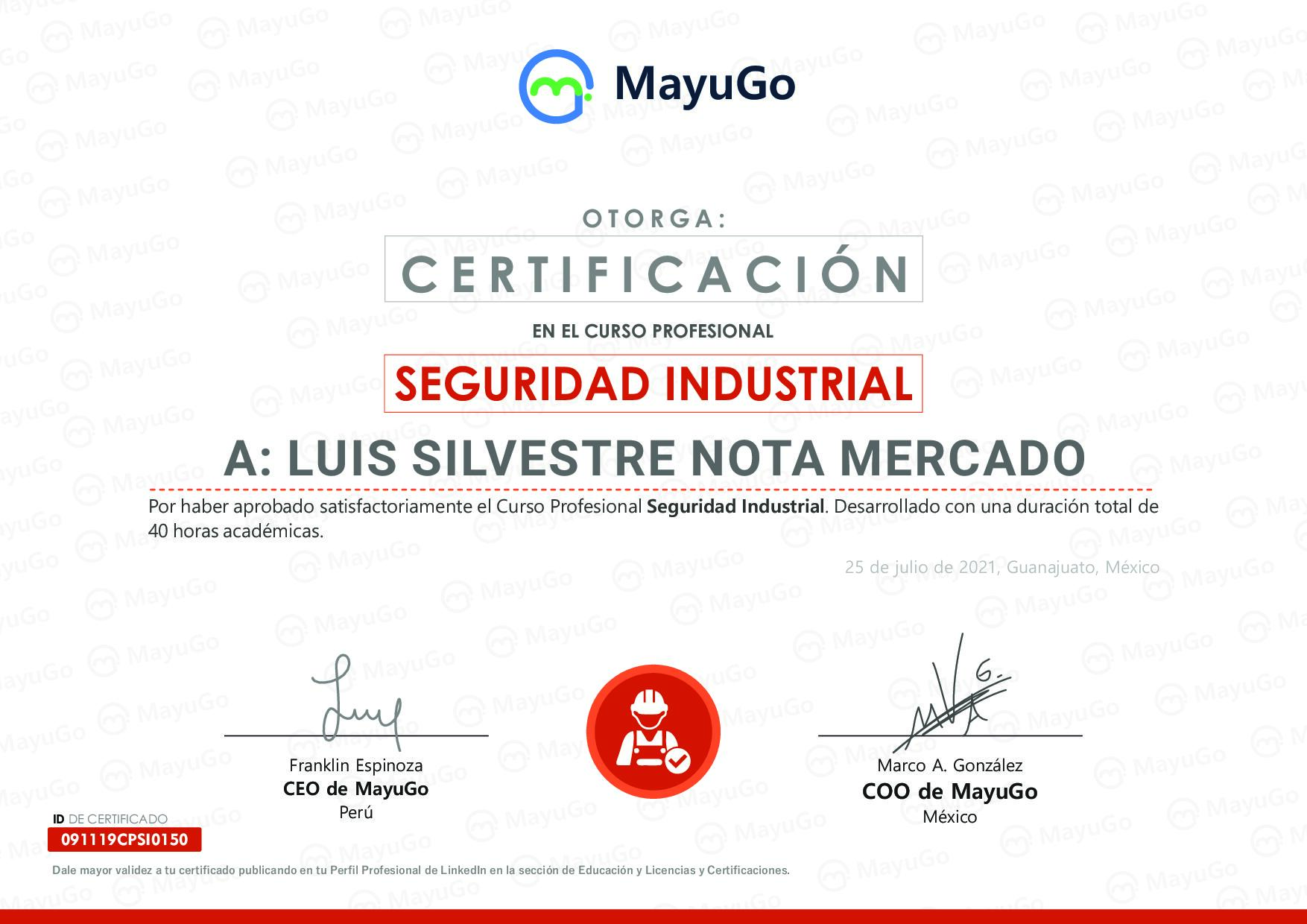 Certificado