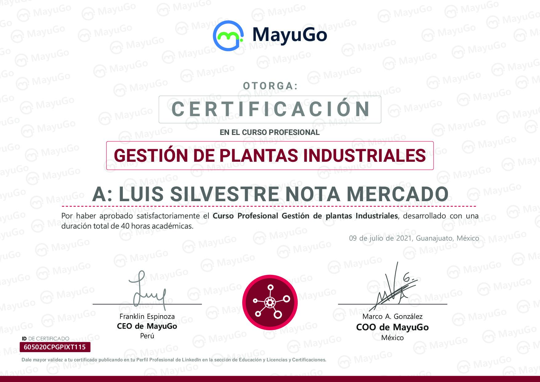 Certificado