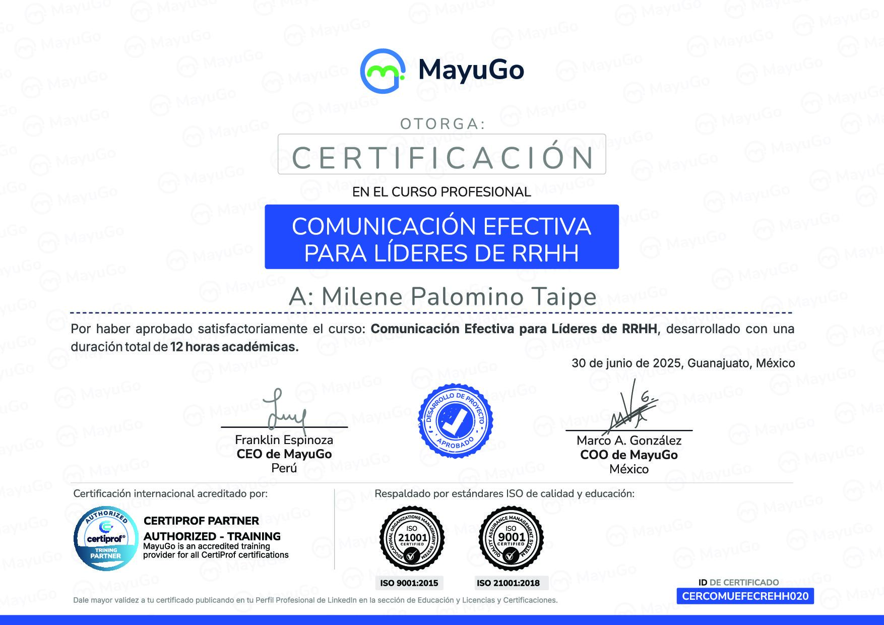 Certificado