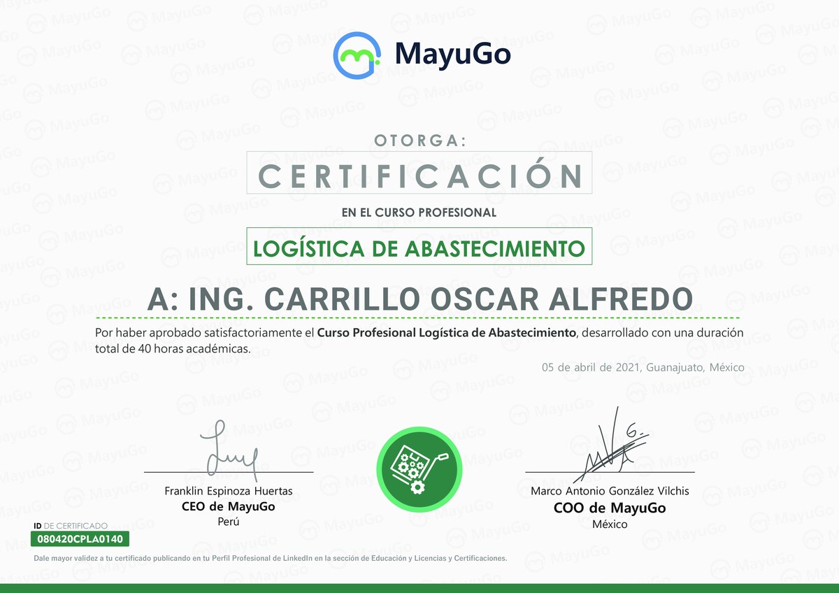 Certificado
