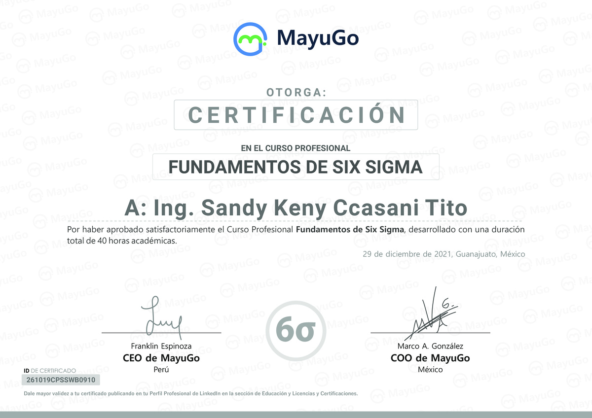 Certificado
