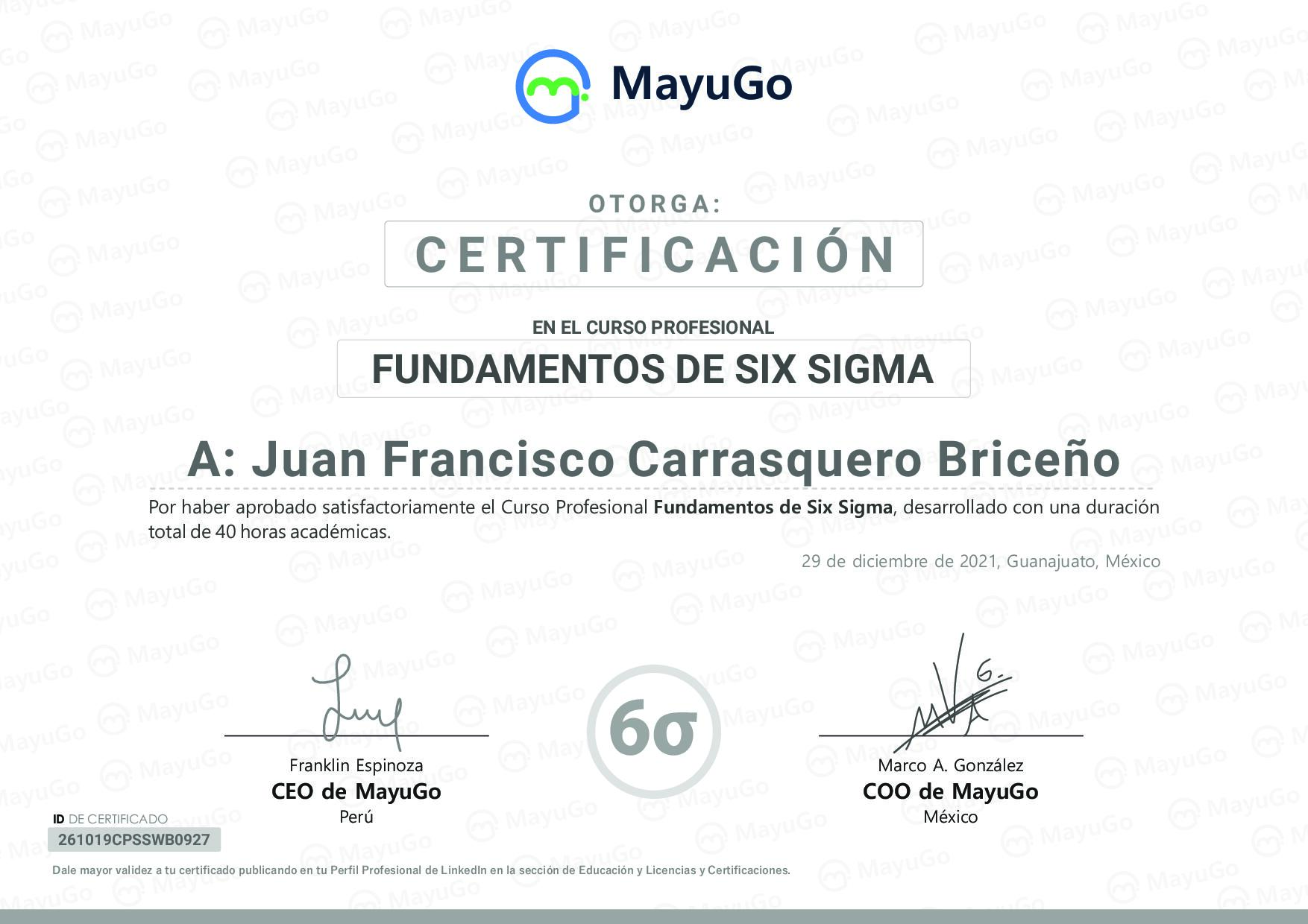 Certificado