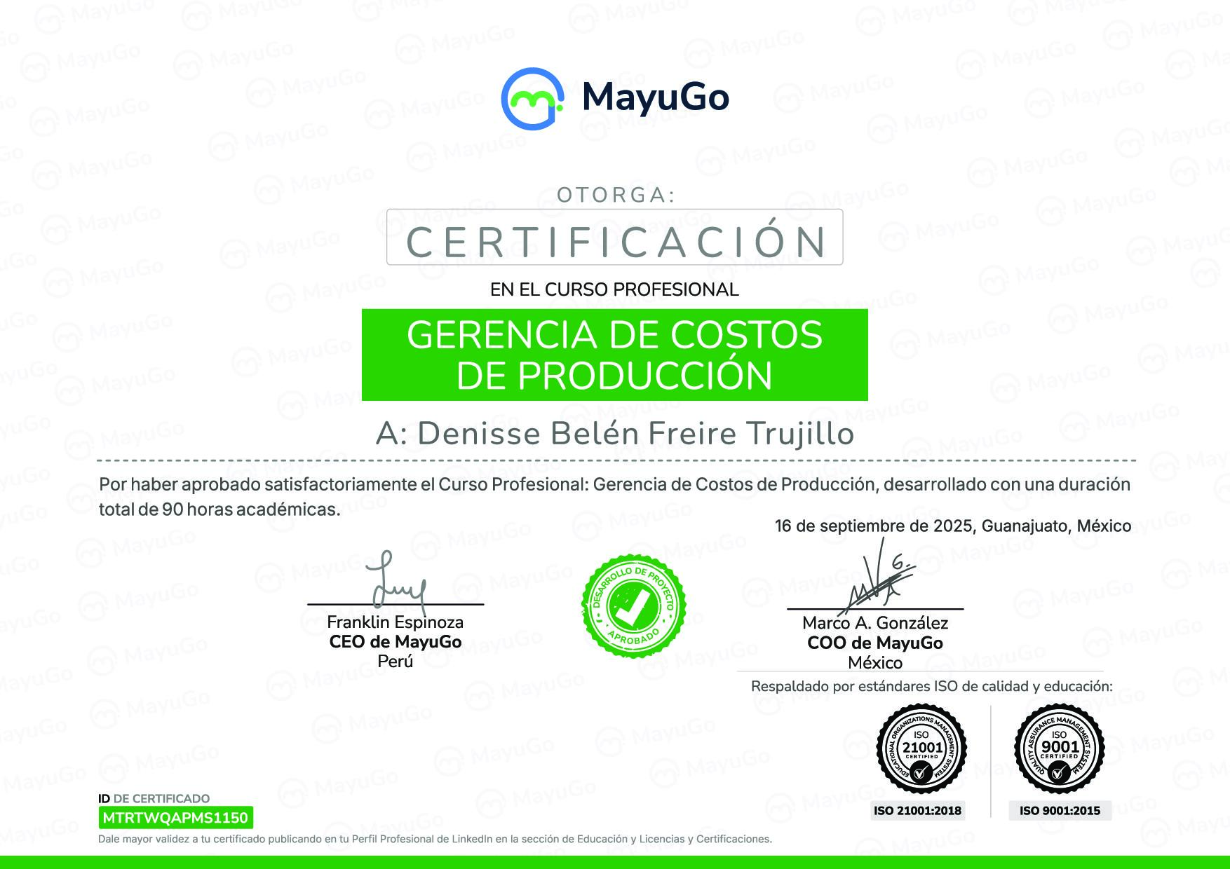 Certificado